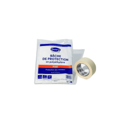 Kit bâche de protection sol et mobilier (TAILLE S) - Ekits.fr®