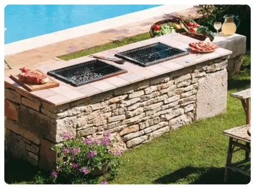 Peinture pour barbecue en pierre
