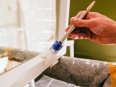 Peindre une fenêtre en PVC