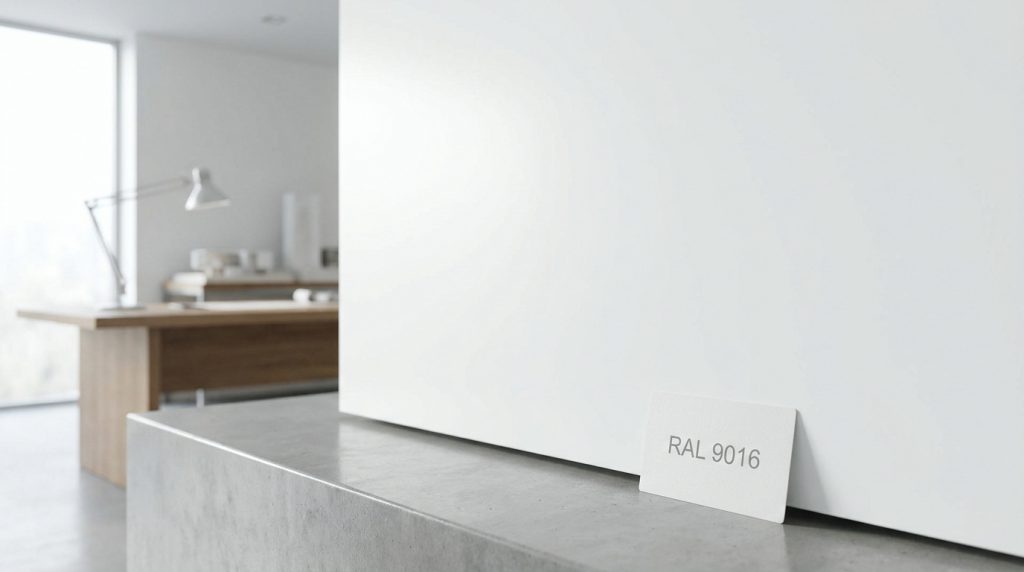 Peinture RAL 9016 : guide technique du blanc signalisation