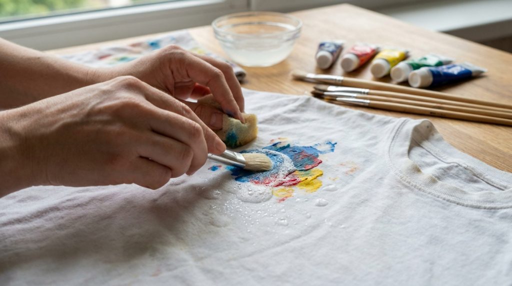 Peinture acrylique et lavage : réussir votre nettoyage
