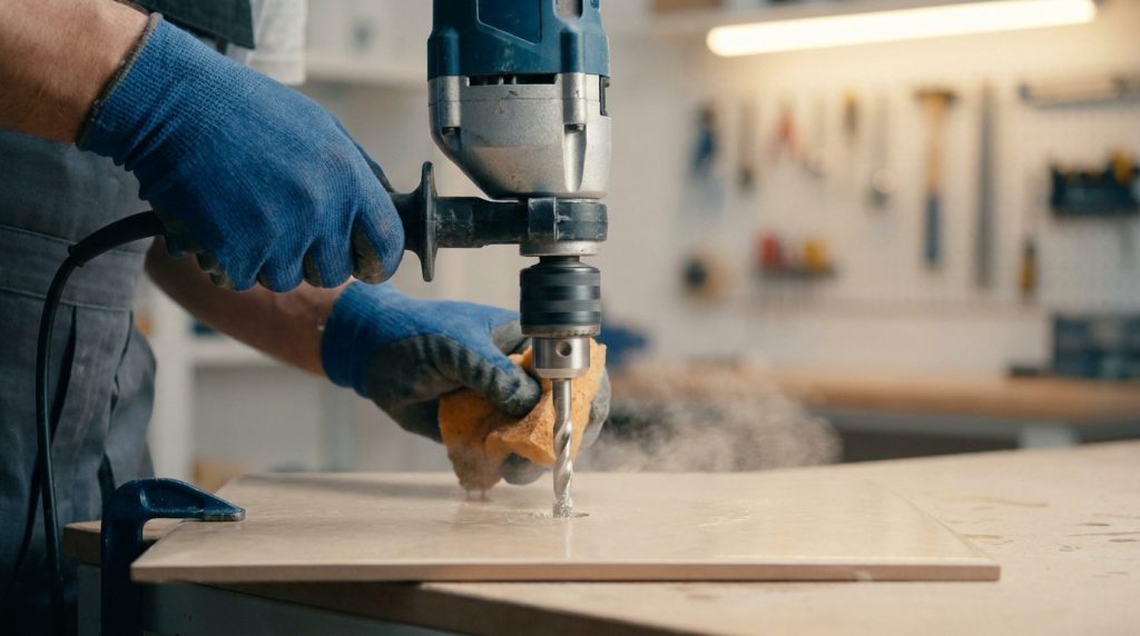 Comment percer carrelage sans fissure : méthode pro