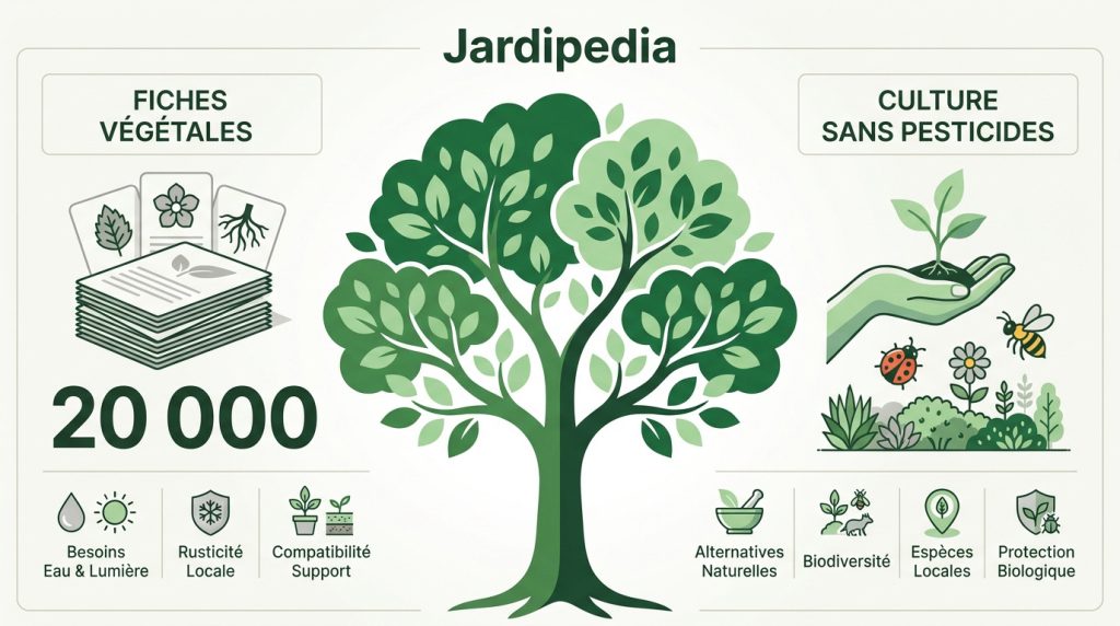 Jardipedia : cultiver un jardin écologique et durable