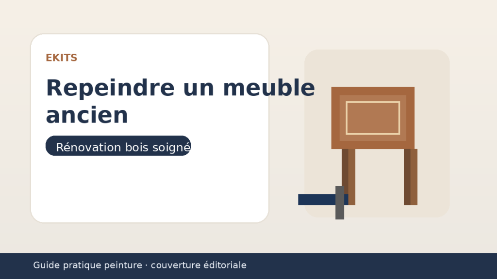 Comment repeindre un meuble ancien : guide technique pro