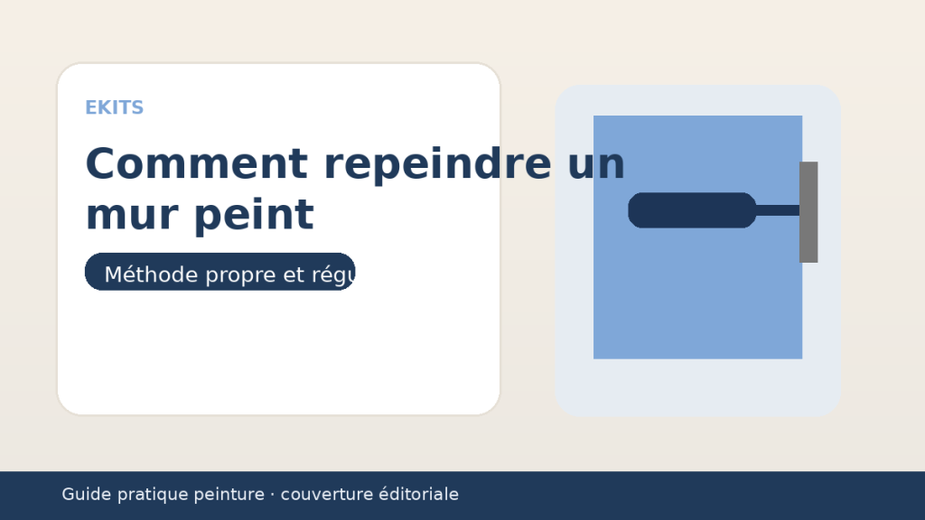 Comment repeindre un mur peint : les étapes pour réussir