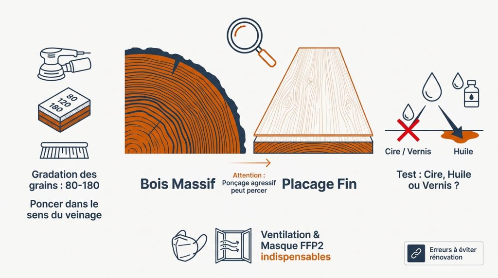 Comment poncer un meuble bois : les étapes pour réussir