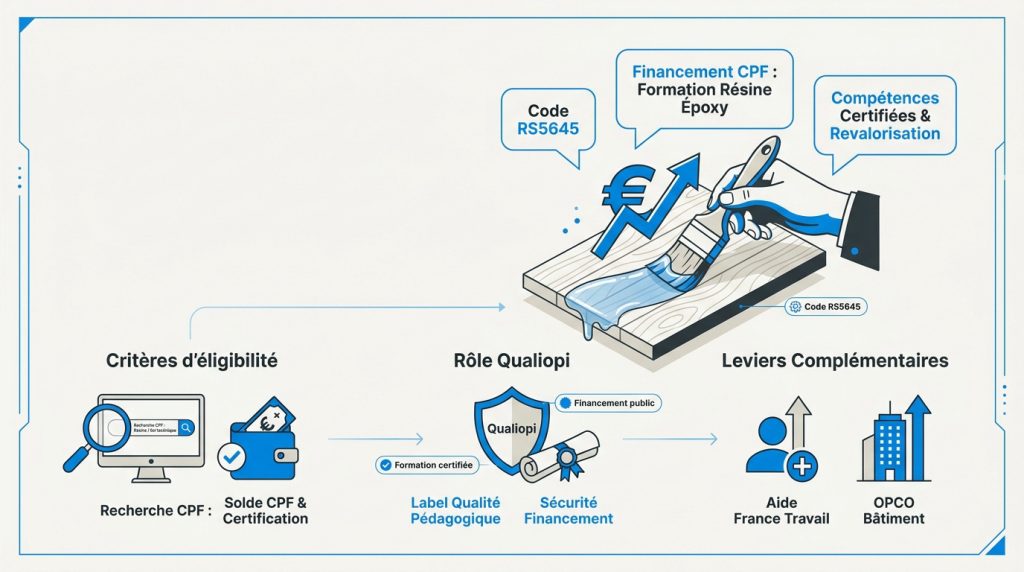 Formation résine époxy : financez votre projet avec le CPF