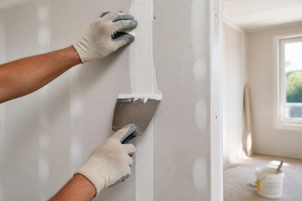 Bande placo : le secret des finitions de cloisons parfaites