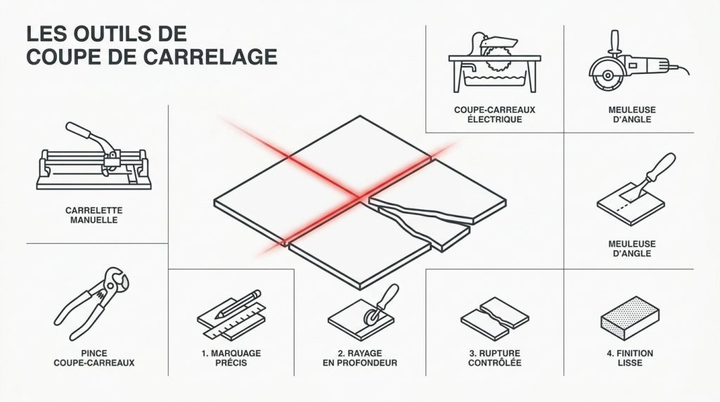 Comment couper carrelage : outils et gestes pour réussir
